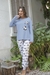 Pijama Lencatex Manga Larga Algodón Estampa Oso Mujer Art.24303 - comprar online