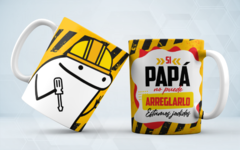 Taza Cerámica Dia del Padre Folk - comprar online