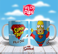 Taza Cerámica Dia del Padre Simpsons - tienda online