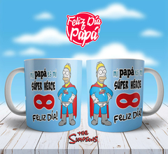 Imagen de Taza Cerámica Dia del Padre Simpsons