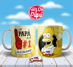 Taza Cerámica Dia del Padre Simpsons