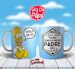 Taza Cerámica Dia del Padre Simpsons - comprar online