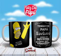 Taza Cerámica Dia del Padre Simpsons en internet