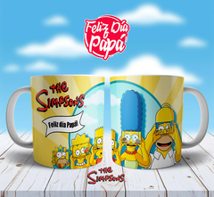 Taza Cerámica Dia del Padre Simpsons - comprar online