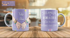 Taza Cerámica Dia del Amigo-Parte 1