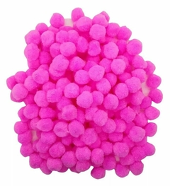 Pompones de felpa 3 cm- 100 unidades - Mercería Mayorista Costuras