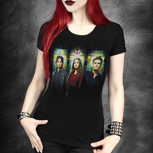 Camiseta Babylook Feminina The Vampire Diaries 8ª Temporada