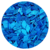 Rombitos de vidrio 2x1cm x 50grs. Azul c/glitter