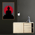 Quadro Decorativo Silhueta Buda Meditando - comprar online