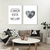 Imagem do Conjunto Quadro Decorativo Frase, O Amor está no Lar