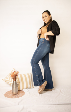 Imagen de Jeans Cairo denim con tachas