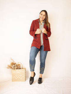 Blazer Ernestina Rojo en internet