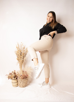 Slouchy Jeans Dallas Cemento - tienda online