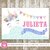 Banner imprimible personalizado para candybar unicornio pastel en internet