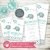 Kit imprimible personalizado elefante bebé verde agua gris aguamarina invitación cumpleaños bautismo bautizo babyshower