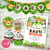 Kit imprimible Animales animalitos de la Jungla selva Tropical personalizado cumpleaños jungle party birthday