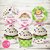 kit imprimible animales animalitos de la jungla selva tropical rosa cumpleaños fiesta candybar niña nena