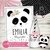 Kit imprimible panda party rosa 2 - comprar online