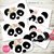 Máscaras antifaz imprimibles osita panda rosa digital cumpleaños panditas diy