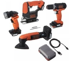 Set Herramientas Bateria Black+Decker 12v BDCK502C1 Go Pack