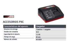 Cargador de Bateria Einhell Power X-Change 220v / 18V en internet