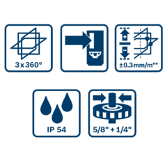 Nivel Láser de Lineas Bosch GLL 3-80 Profesional en internet