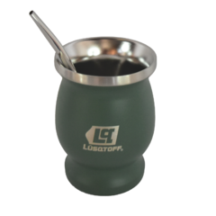 Mate Acero Inoxidable con Bombilla Lusqtoff Negro/Azul/Verde - Ferreteria Industrial Aguilar