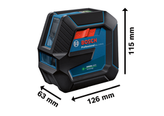 Nivel Láser de Lineas Bosch GLL 2-15 G Profesional - tienda online