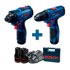 KIT ATORNILLADOR Y LLAVE IMPACTO 12 V BOSCH GDR 120-LI +GSB 1200-2-LI