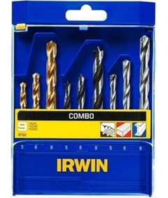 SET DE MECHAS IRWIN METAL/MADERA/MAMPOSTERIA