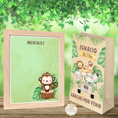Kit imprimible animalitos de la selva jungla safari