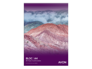 BLOC PEGADO A4 AVON 80 HOJAS CUADRO 65 G/M2 - C: 100021