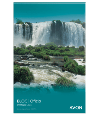 BLOC PEGADO OFICIO AVON 80 HOJAS LISAS 65 G/M2 - C: 100025