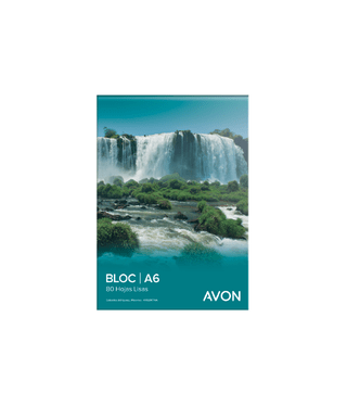 BLOC PEGADO A6 AVON 80 HOJAS LISAS 65G/M2 - C: 100062