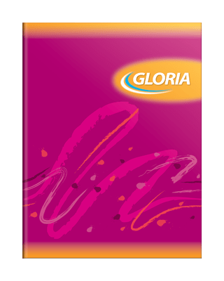 CUADERNO TAPA FLEXIBLE 16X21 GLORIA T/F 84 HOJAS RAYA, 65G/M2 - C: 100743