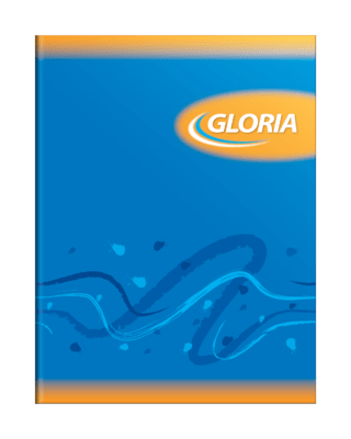 CUADERNO TAPA FLEXIBLE 16X21 GLORIA 48 HOJAS LISAS, 65G/M2 - C: 100747