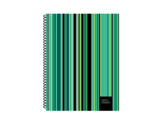 CUADERNO ESPIRAL 16X21 CM CLASSIC 120 HOJAS CUADRO, 75G/M2 - C: 100789
