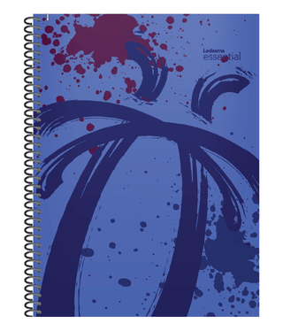 CUADERNO ESPIRAL 22X29 CM ESSENTIAL AZUL 84 HOJAS CUADRO, 75G/M2 - C: 100843