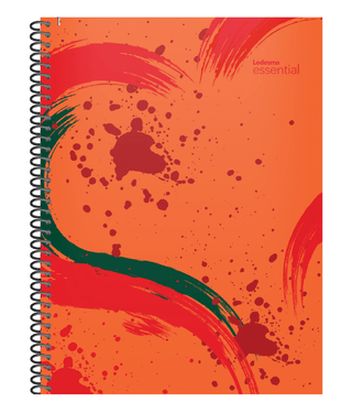 CUADERNO ESPIRAL 22X29 CM ESSENTIAL ROJO 84 HOJAS CUADRO, 75G/M2 - C: 100850