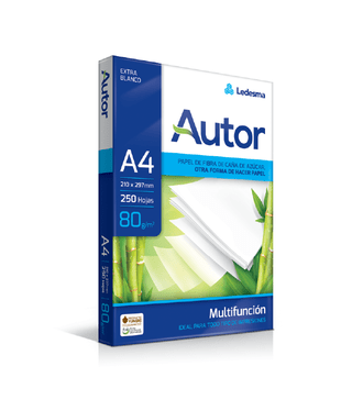RESMAS AUTOR A4 80G 250 HOJAS - C: 101105