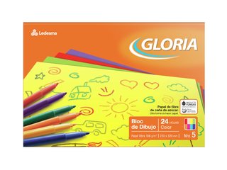 BLOC DIB Nº5 GLORIA COLORES 24 HOJAS, 106 G/M2 - C: 103603