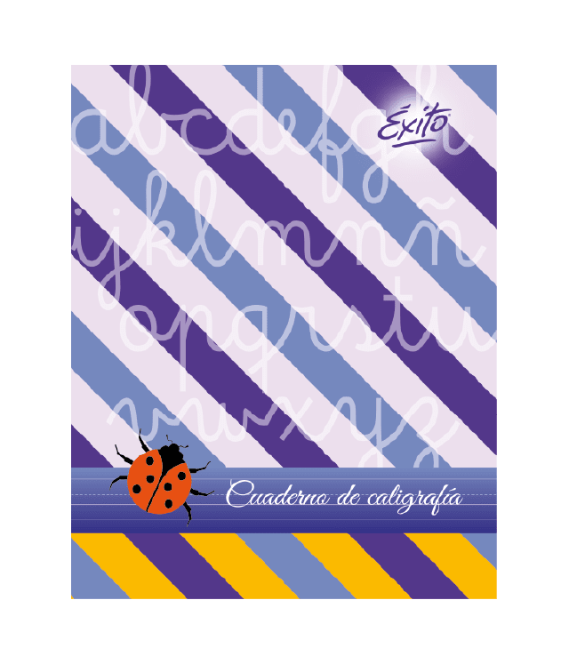 CUADERNO TAPA FLEXIBLE 19X24 ÉXITO CALIGRAFÍA VIOLETA 24 HOJAS, 100 G/M2 - C: 9000181 - comprar online CUADERNO TAPA FLEXIBLE 19X24 ÉXITO CALIGRAFÍA VIOLETA 24 HOJAS, 100 G/M2 - C: 9000181 - comprar online