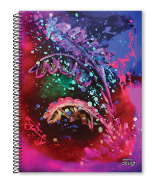CUADERNO ESPIRAL 22X29 L.DESIGN 80 HOJAS RAYADAS, 75G/M2 - 104649