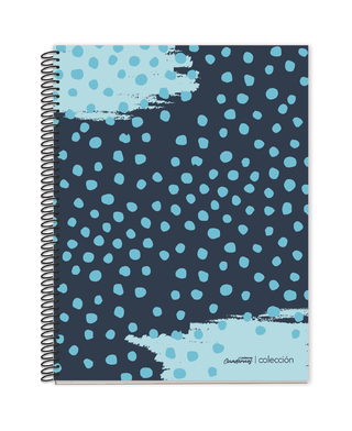 CUADERNO ESPIRAL 21X27 CM COLECCION 84 HOJAS RAYADAS, 100 G/M2 - C: 102677