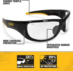 Anteojos Gafas Seguridad Dewalt Dpg94 Transparentes - comprar online