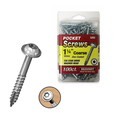 Milescraft Tornillos Torx (Coarse) 1 1/4 Pulgadas (32mm) x100 Unidades en internet