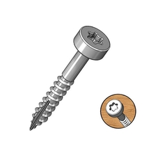 Milescraft Tornillos Torx Paso Grueso (Coarse) 1 Pulgada 25 mm x1000 Unidades - comprar online