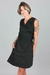 Vestido Esistenzialista (negro poplin) - comprar online