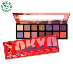 RUDE: Metropolis 14 Color Eyeshadow Palette "Tokyo"