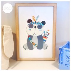 Cuadrito Infantil (Panda Indio) - comprar online
